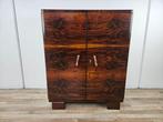 Credenza - Art Deco Dressoir in Mahonie Burl - Knoesthout