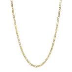 Gouden collier valkenoog 46 cm 14 karaat, Verzenden, Zo goed als nieuw, Goud, Goud