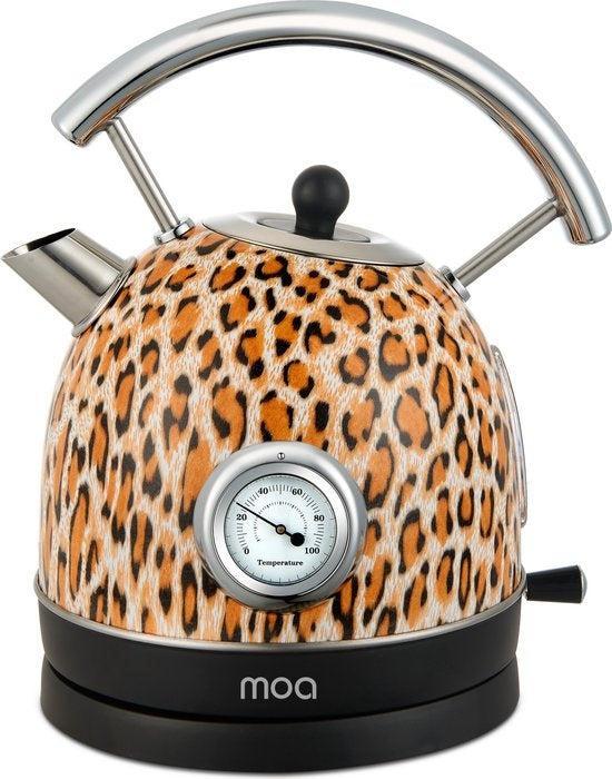 2dekans | MOA Waterkoker Retro - 1.8L - RVS - BPA vrij -, Witgoed en Apparatuur, Koffiezetapparaten, Zo goed als nieuw, Ophalen of Verzenden