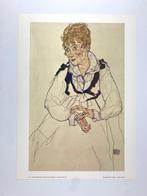 Egon Schiele - The Artists Wife, 1917 - Vintage Artprint -