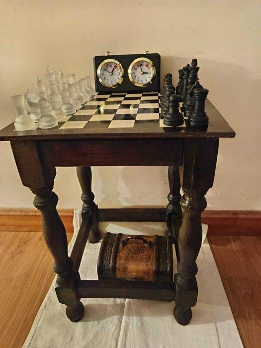 Schaaktafel (3) - Beuken, Antiek en Kunst, Curiosa en Brocante