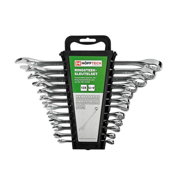 Benson 12-delige ringsteeksleutelset - chroom-vanadiumsta..., Doe-het-zelf en Verbouw, Gereedschap | Handgereedschap, Nieuw, Ophalen of Verzenden