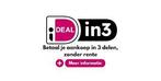 Bestel nu al uw producten met iDeal in 3 in onze Webshop!