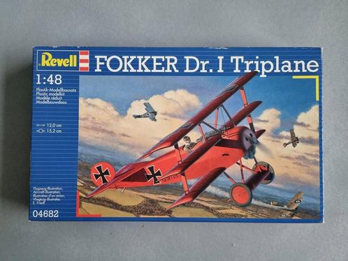 Revell 04682 FOKKER Dr. I Triplane 1:48, Hobby en Vrije tijd, Modelbouw | Vliegtuigen en Helikopters, Revell, Verzenden