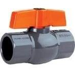 Pvc kogelkraan 50mm budget PN16 (Pvc materiaal), Verzenden, Nieuw