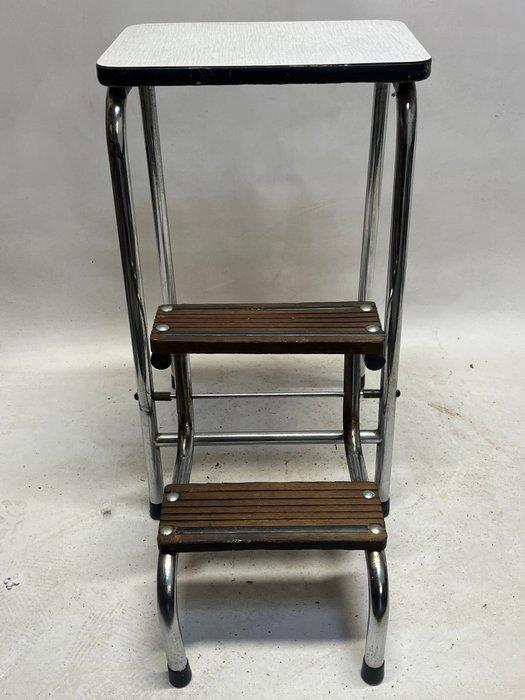 Trapje - vintage keukentrapje kruk - vintage trapje of kruk, Antiek en Kunst, Kunst | Designobjecten