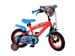 Spider-Man Kinderfiets - 12 inch - Handrem en terugtraprem -, Verzenden, Zo goed als nieuw, Spider-Man