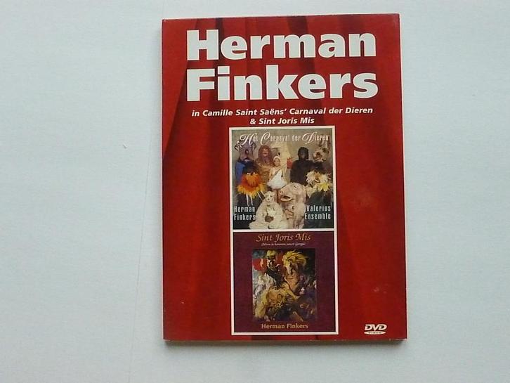 Herman Finkers - Carnaval der Dieren & Sint Joris Mis (DVD), Cd's en Dvd's, Dvd's | Muziek en Concerten, Zo goed als nieuw, Verzenden