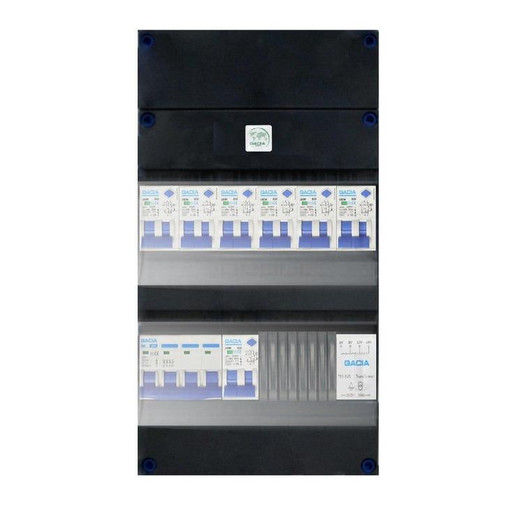 Gacia groepenkast 3 fase 7 alamat + beltrafo, Doe-het-zelf en Verbouw, Elektra en Kabels, Nieuw, Ophalen of Verzenden