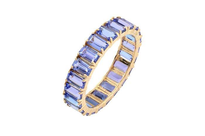 Eeuwigheidsring - 14 karaat Geel goud - 6.68ct. tw., Sieraden, Tassen en Uiterlijk, Antieke sieraden