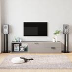 vidaXL Luidsprekerstandaards 2 st 3 pijlers gehard glas, Muziek en Instrumenten, Verzenden, Nieuw