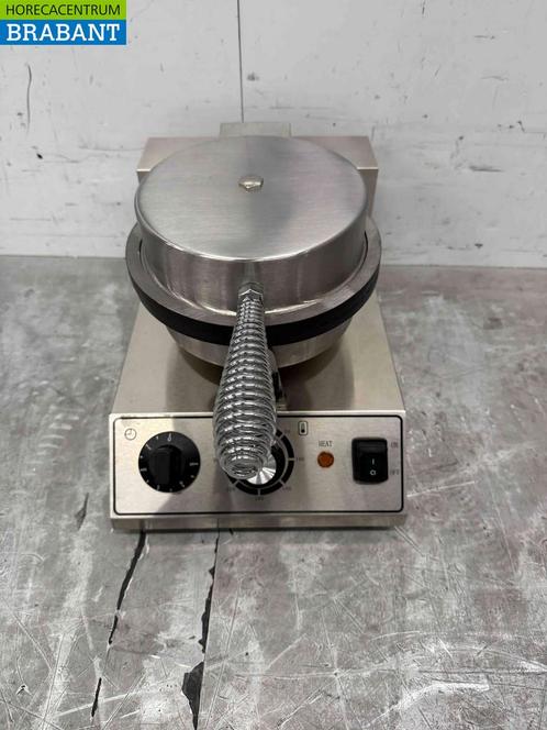 RVS Wafelijzer met timer stroopwafel ijshoorn 230V Horeca, Zakelijke goederen, Horeca | Keukenapparatuur, Gebruikt, Ophalen of Verzenden