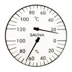 Beauty & Care Thermo-/Hygrometer 160 mm 1 st..  new, Sport en Fitness, Sauna, Nieuw, Toebehoren, Ophalen of Verzenden, Fins of Traditioneel