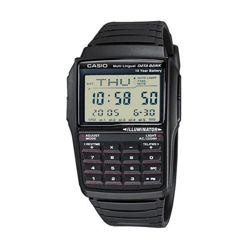 Horloge Heren Casio DATABANK CALCULATOR Zwart Grijs, Sieraden, Tassen en Uiterlijk, Zonnebrillen en Brillen | Heren, Verzenden