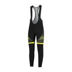 Hero thermo fiets broek Zwart/grijs/fluor geel, Verzenden, Nieuw, Heren