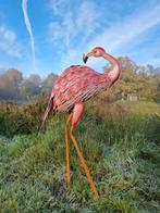 Beeldje - Levensechte flamingo - IJzer, Metaal