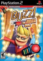 Buzz - The Mega Quiz PS2 Garantie & morgen in huis!, Spelcomputers en Games, Games | Sony PlayStation 2, Ophalen of Verzenden