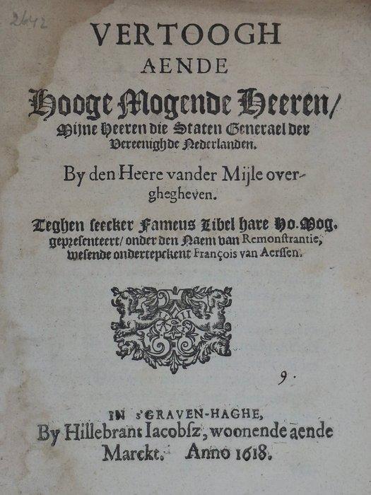 [contra-remonstrantie] - vander Mijle / van Aerssen -, Antiek en Kunst, Antiek | Boeken en Bijbels