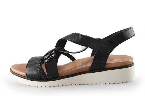 Rieker Sandalen in maat 40 Zwart | 10% extra korting, Kleding | Dames, Schoenen, Zwart, Gedragen, Sandalen of Muiltjes, Verzenden