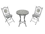 Veiling - AXI Amélie Bistroset Mozaïek Zandbeige, Tuin en Terras, Tuinsets en Loungesets, Nieuw