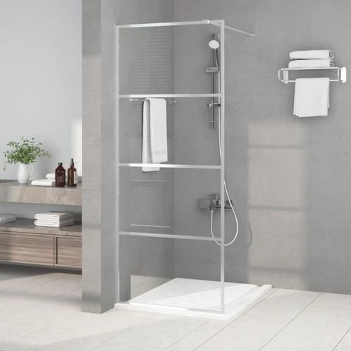 vidaXL Inloopdouchewand 80x195 cm transparant ESG-glas, Doe-het-zelf en Verbouw, Sanitair, Nieuw, Verzenden