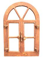 IJzeren raamwerk - rustieke tuinvenster - met deuren, Ophalen of Verzenden, Nieuw