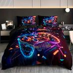 Eenpersoons Dekbedovertrek 140 x 200 - Game Over, Huis en Inrichting, Verzenden, Nieuw