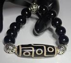 Uitstekende Agatha 9 Ojos DZI Fortaleza en Protección, Onyx