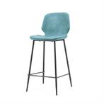 Bar chair Seashell low - blue, Nieuw, Eén, Overige kleuren