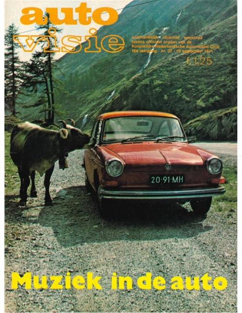 1971 AUTOVISIE MAGAZINE 37 NEDERLANDS, Boeken, Auto's | Folders en Tijdschriften