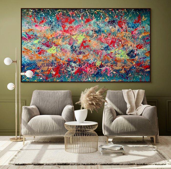 Ivanka Matiss - Blue dreams N:6 XXL, Antiek en Kunst, Kunst | Schilderijen | Modern