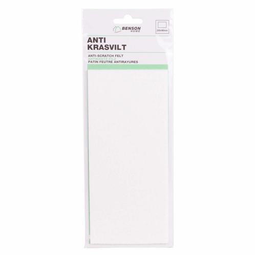 Benson Zelfklevend anti-krasvilt - 20 x 9 cm - Wit - Besc..., Doe-het-zelf en Verbouw, Hout en Planken, Nieuw, Ophalen of Verzenden