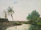 W.J.(Willem) Weissenbruch (1864 - 1941) - Polderlandschap,, Antiek en Kunst, Kunst | Schilderijen | Klassiek