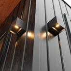 Reach Up&amp;Down Muurlamp Zwart kubus met LED Binnenverlich, Huis en Inrichting, Nieuw, Modern, Plafondspot of Wandspot, Verzenden