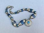 Lapis lazuli - Zilver - Ketting met hanger - Rajasthan