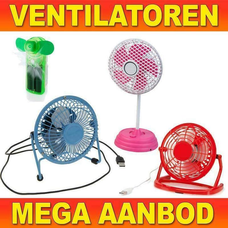 Bureau ventilator - diverse varianten | mini ventilator !, Witgoed en Apparatuur, Airco's, Nieuw, Staande ventilator, Ventileren