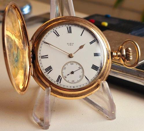 Elgin Watch Company - Savonett - 21570974 - 1850-1900, Sieraden, Tassen en Uiterlijk, Horloges | Heren