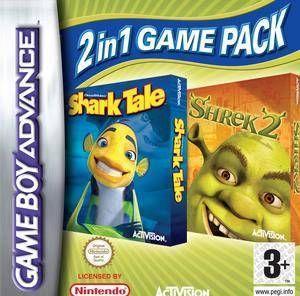 2 Games in 1 Shark Tale & Shrek 2-Standaard (GBA) Gebruikt, Spelcomputers en Games, Games | Nintendo Game Boy, Zo goed als nieuw