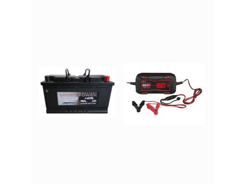 Combi Platinum 100ah semitraktie accu + 10ah Lader, Auto-onderdelen, Accu's en Toebehoren, Nieuw, Verzenden
