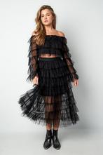 Rok - Festival The Sparkly Skirt - Zwart, Kleding | Dames, Rokken, Verzenden, Zwart, Nieuw, Gimme