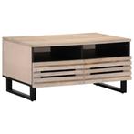 vidaXL Salontafel 80x55x40 cm massief mangohout, Huis en Inrichting, Verzenden, Nieuw, Overige houtsoorten, 50 tot 100 cm