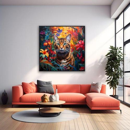 Miss Jungle (1996) - Liberté Sauvage - XL, Antiek en Kunst, Kunst | Schilderijen | Modern