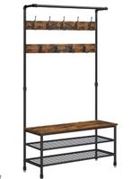 Kapstok Industrieel met Zitbank en Haken, Verzenden, Nieuw