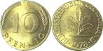 10 Pfennig Brd 78f auf 5 Pfennig Ronde, Postzegels en Munten, Munten | Europa | Niet-Euromunten, Verzenden