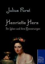 Henriette Herz.by Furst, Julius New   ., Furst, Julius, Zo goed als nieuw, Verzenden
