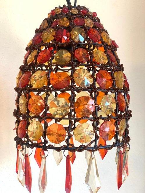 Kema- Keur - Lamp - Glas Metaal - Bundel glazen plafondlamp, Antiek en Kunst, Kunst | Designobjecten