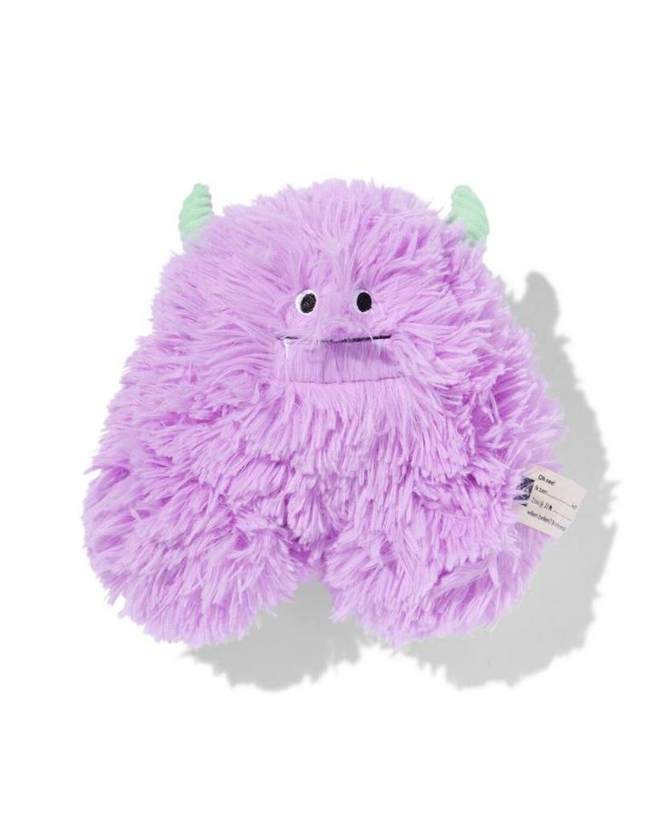 HEMA Pluche monster lila van €9.99 voor €7 sale, Kinderen en Baby's, Speelgoed | Knuffels en Pluche, Nieuw, Verzenden