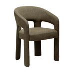 *WOONWINKEL* Dan-Form Splendor Olijfgroene Eetkamerstoel Vol, Huis en Inrichting, Verzenden, Nieuw