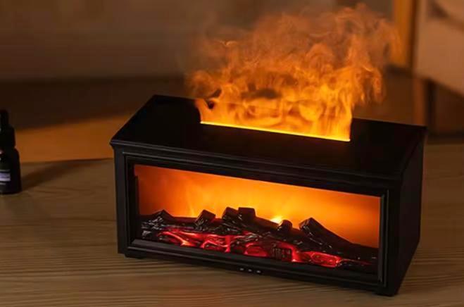 Mini haard luchtbevochtiger met LED en afstandsbediening, Huis en Inrichting, Haarden, Nieuw, Verzenden