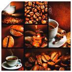 Artland Artprint Koffie collage als artprint op linnen,, Verzenden, Nieuw